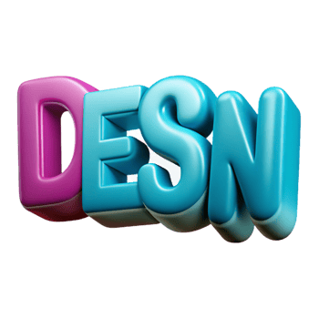 radiant coastal DESIGN in a bold, symmetrical serif font. Flat color, clean lines with Scalable Design. elite png