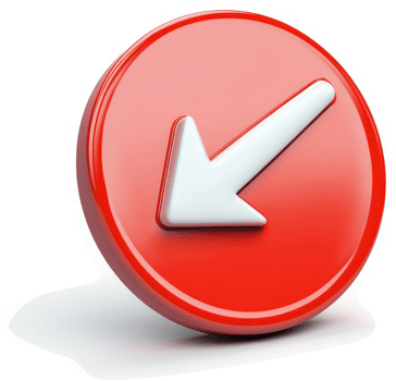 Circular red button with a leftward arrow. png