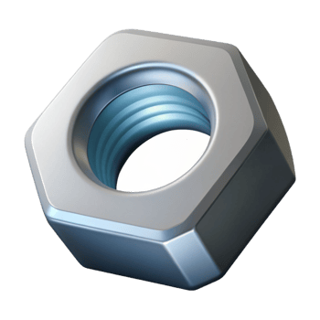 harmonious picturesque Technical drawing of a hexagonal nut. Crisp edges, clean lines with Scalable Design. high resolution png