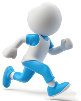 3d illustration of a person running png