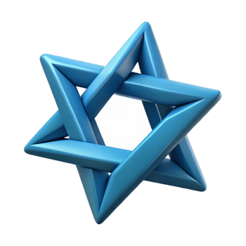 unparalleled urban Two intersecting triangles, forming a star. Flat color, symmetrical with Scalable Design. artisan png