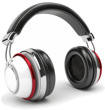 Stylish over-ear headphones with a modern design. png