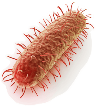 Rod-shaped bacterium with spiky protrusions. png
