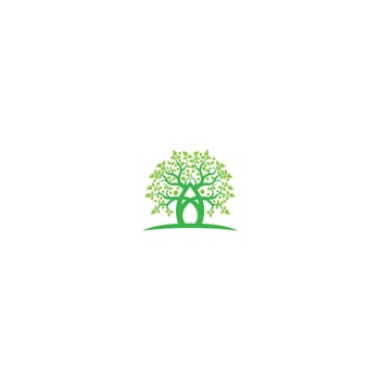 TREE Letter monogram Initial Logo Template Illustration. TREE elegant and Professional icon design vector