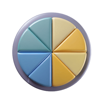 joyful glorious Circular badge divided into four quadrants. Symmetrical, flat color, minimal with Scalable Design. gallery standard png