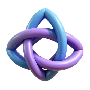 remarkable surreal Geometric symbol of unity. Three intersecting lines. Flat color. Clean lines. Minimal with Scalable Design. refined png