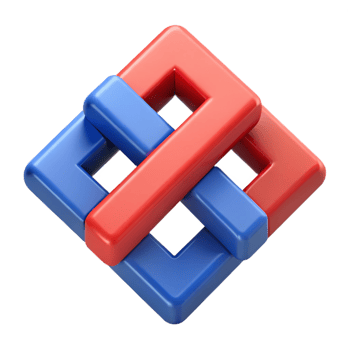 sumptuous vintage Interlocking squares with crisp edges, flat red and blue colors. Clean lines. with Scalable Design. luxury png