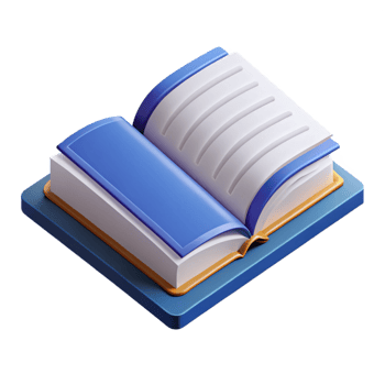 splendid classic Isometric open book with sharp edges and single-weight stroke with Scalable Design. precision png