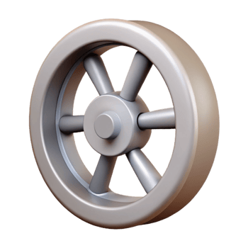 notable vintage Scalable of a wheel. Single-weight stroke, crisp edges with Scalable Design. original png
