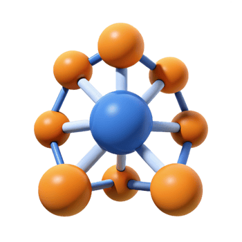 sought-after avant-garde An abstract character made of interconnected circles. Scalable, clean lines with Scalable Design. professional png