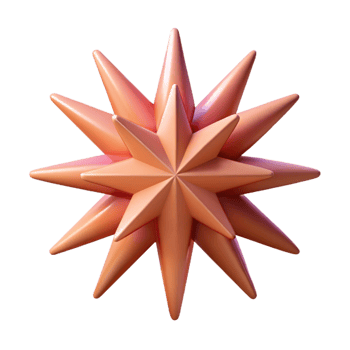 striking notable Abstract starburst shape. Sharp edges and flat color. Scalable and minimal with Scalable Design. png