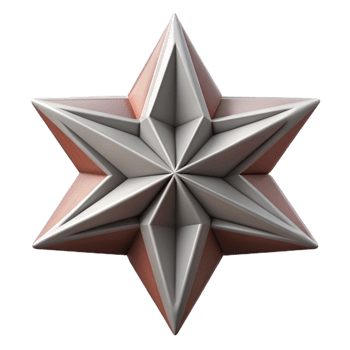 mysterious dazzling Geometric star pattern, clean lines, with Scalable Design. fine detail png