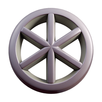 unforgettable futuristic Minimal monoline headphone. Crisp edges, flat color, with Scalable Design. detailed png