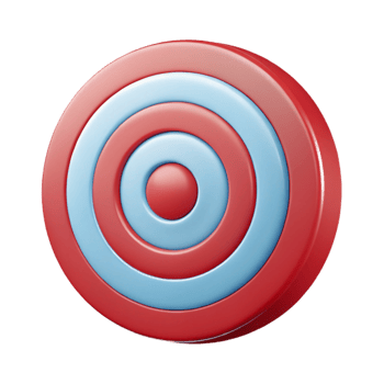 spectacular modern Target pattern, concentric circles, crisp edges. Flat color, with Scalable Design. elite png