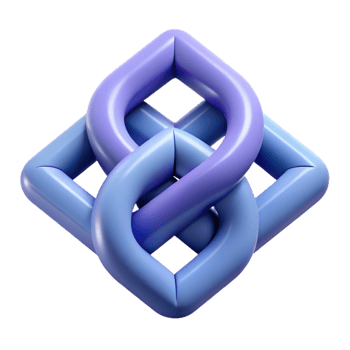 hypnotic harmonious nordic Geometric symbol of connection. Interlocking squares. Flat color. Clean lines. Minimal with Scalable Design. 4K png