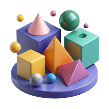 dazzling dreamy bohemian Geometric, scalable design of a cube. Single-weight stroke, flat color with Scalable Design. perfect clarity png