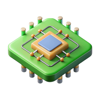 iconic bohemian Crisp edges illustration of a circuit board. Flat color, clean lines with Scalable Design. fine detail png