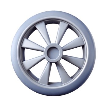 serene renaissance Symmetrical technical illustration of a wheel. Flat color, clean lines with Scalable Design. genuine png