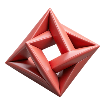 picturesque exceptional Rotating triangles forming a D illusion, crisp edges with Scalable Design. png