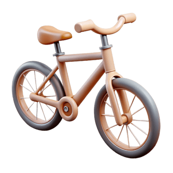 picturesque victorian Scalable monoline bicycle. Single-weight stroke, minimal, flat color with Scalable Design. artisan png
