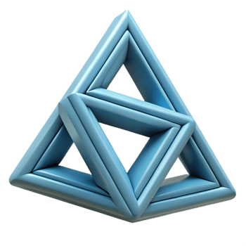 peaceful vibrant Geometric pattern of interlocking triangles. Clean lines, flat color, crisp edges with Scalable Design. precision png
