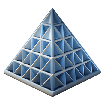enchanting whimsical abstract Scalable, geometric triangular grid, minimal design with Scalable Design. museum quality png