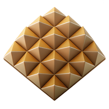 exemplary classic Geometric pattern of trapezoids. Flat color, clean lines with Scalable Design. expertly shot png