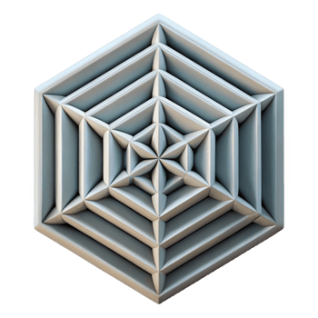 whimsical sumptuous Geometric abstract pattern. Scalable, minimal, clean lines with Scalable Design. sharp png