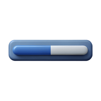 mysterious majestic A simple progress bar icon. Clean lines, crisp edges, minimal design with Scalable Design. high resolution png