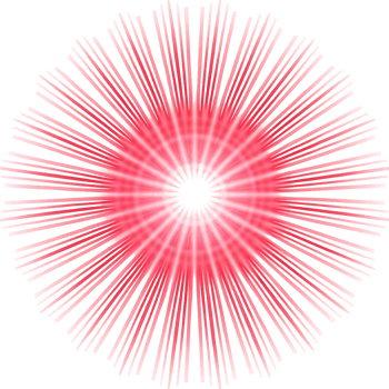 Abstract Pink and Red Radial Burst Design Circular Mandala Graphic png