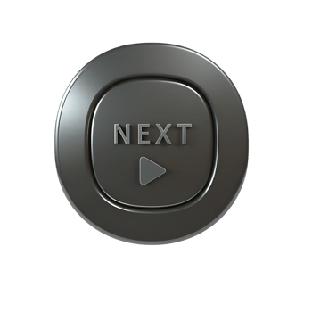 Sleek Metal Next Button with Play Icon User Interface Element for Digital Devices png