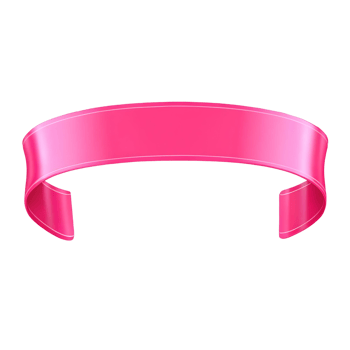Pink Shiny Curved Ribbon Banner for website design and graphic design projects png