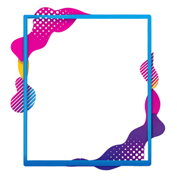 Abstract Colorful Liquid Frame Design Template for Modern Presentations and Social Media Posts png