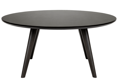 Dark round coffee table png