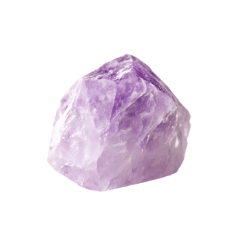 Amethyst crystal, purple gemstone, natural mineral png