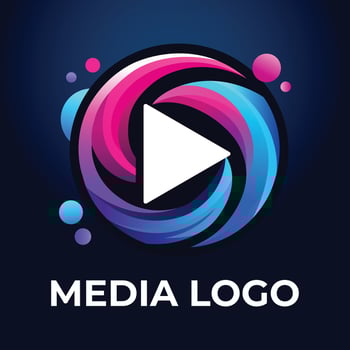 Media Logo Design for Your Brand vector