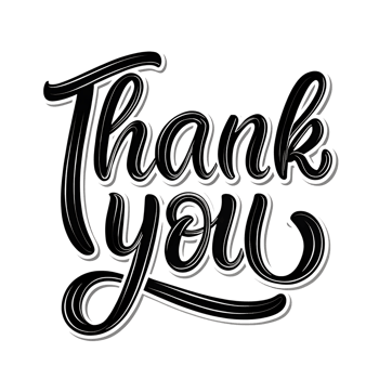 Stylish Handwritten Thank You Note Elegant Calligraphy Design transparent and White Typography Art Graphic Design Thank You Card transparent png
