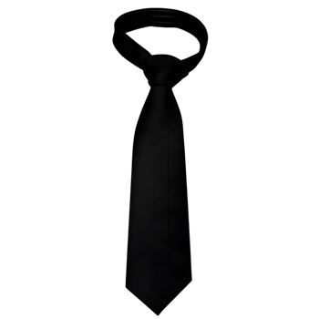 A Sleek transparent Necktie with Geometric Pattern Isolated on transparent Background Fashion Accessory for Men Business Formal Wear Professional Attire Elegant Style Dark Tone Studio Shot png