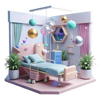 magnificent contemporary Hospital Room Interior Daytime Transparent Cutout genuine png