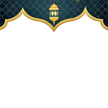 Elegant Islamic Lantern Background Design for Ramadan and Eid Celebrations png