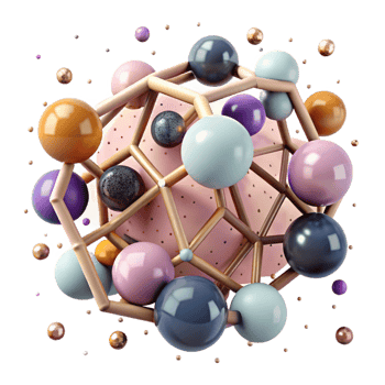 wonderful vintage Molecular Structure Wireframe Render Cutout authentic png