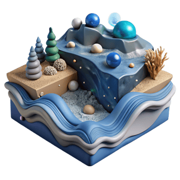 elegant traditional Climate Change Rising Sea Levels Isolated with Coastal Flooding exclusive png
