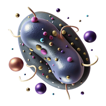 impressive creative Paramecium Cilia Movement Microscopic Isolated high resolution png