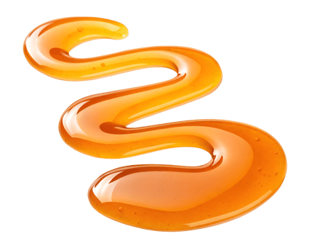 Sweet honey swirl, golden amber color png