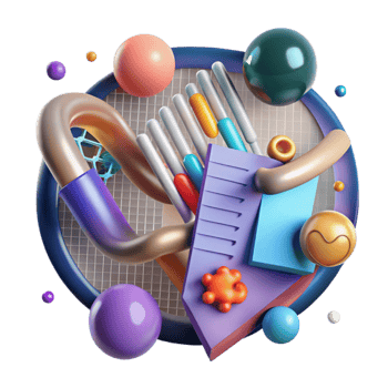 dramatic vintage Gene Function Diagram Transparent Colorful detailed png