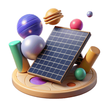 serene classic Solar Energy Diagram Cutout genuine png