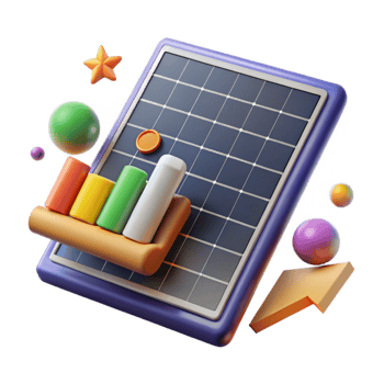 stunning classic Solar Panel Efficiency Chart with Graph Isolated high resolution png