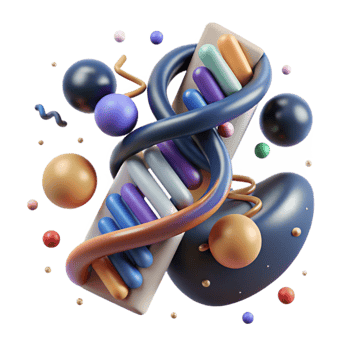 serene minimalist Human Genome Project Impact on Science Isolated original png