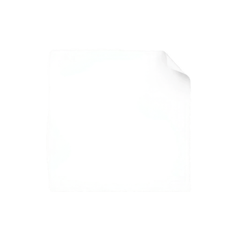 Blank White Paper Sheet with a Curled Corner A Clean Minimalist Note Template for your Design Projects png
