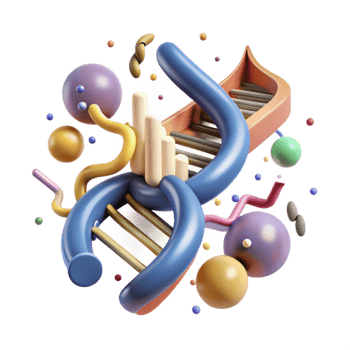 stunning rustic Dna Replication Process Illustrated Cutout original png